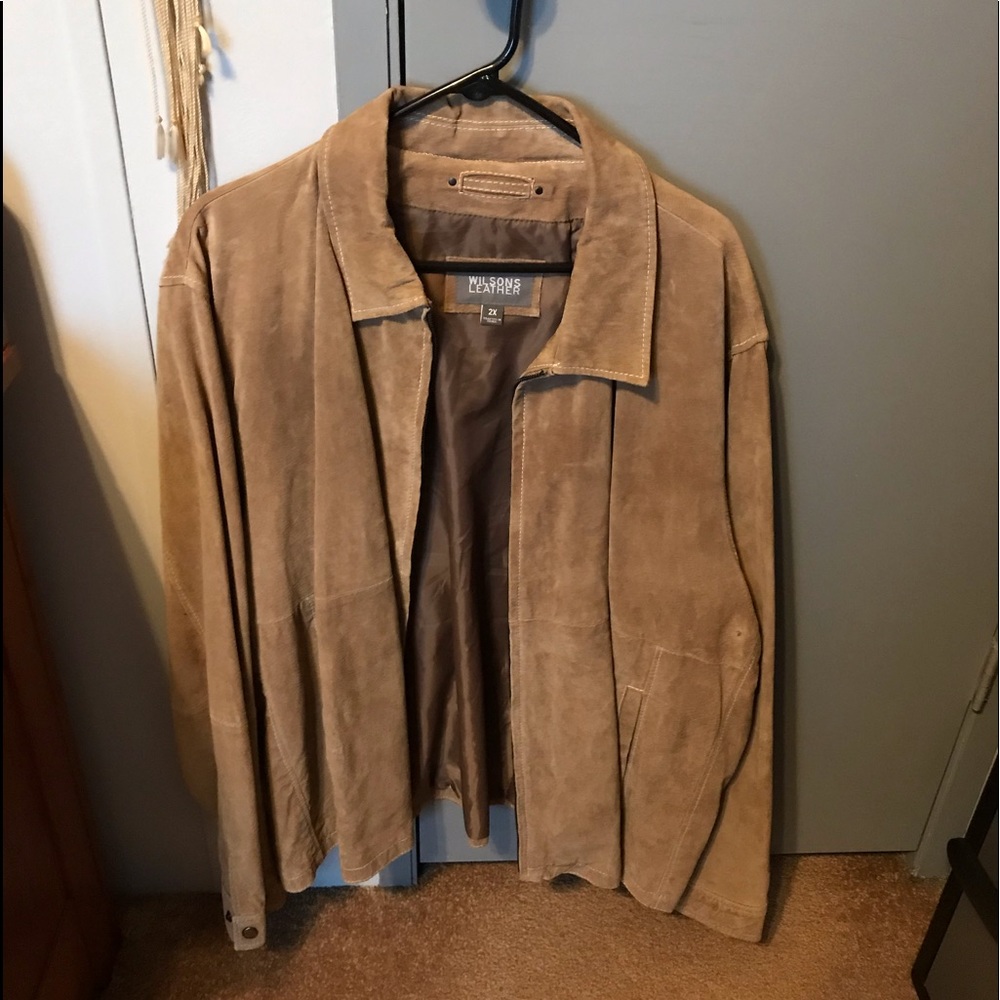 Leather jacket  size 2x never worn !!!